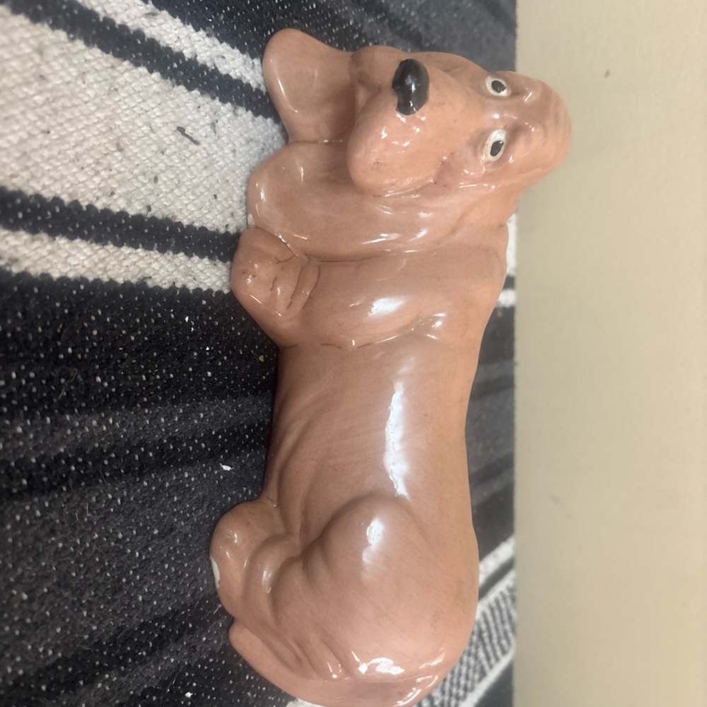 Ceramic Dog Figurine